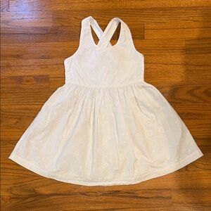 Parisian Works White Sleeveless Tiered Sundress